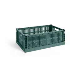 Paniers De Rangement<HAY Colour Crate L 34,5x53 cm, Dark green