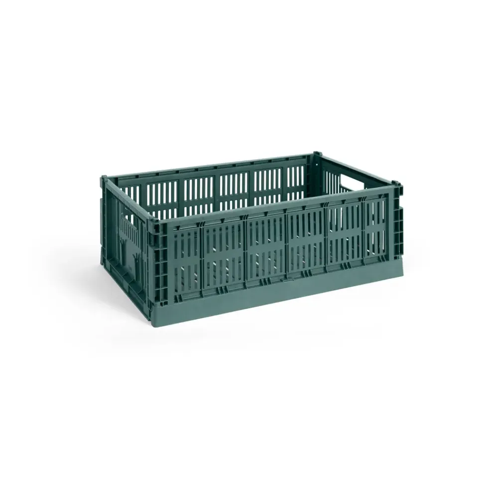 Paniers De Rangement<HAY Colour Crate L 34,5x53 cm, Dark green