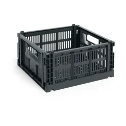 Boites & Bocaux<HAY Colour Crate M Square 29,5x29,5 cm, Charcoal