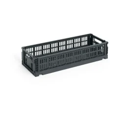Boites & Bocaux<HAY Colour Crate Mini Oblong 13x34,5 cm, Charcoal