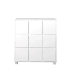 Commodes & Caissons De Rangement<Scherlin Commode 1, blanc, 3 petits et 2 grand tiroirs, pieds courts