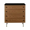 Commodes & Caissons De Rangement<GUBI Commode 62 Dresser, american walnut, 4 tiroirs