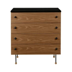 Commodes & Caissons De Rangement<GUBI Commode 62 Dresser, american walnut, 4 tiroirs