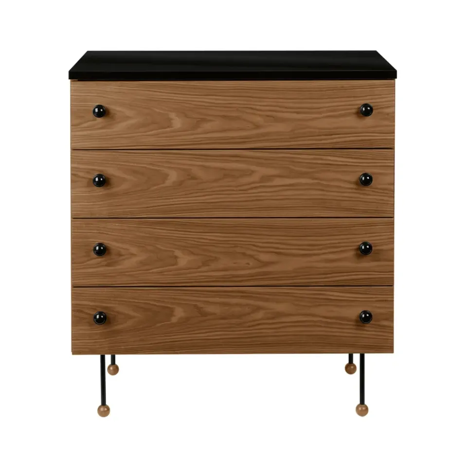 Commodes & Caissons De Rangement<GUBI Commode 62 Dresser, american walnut, 4 tiroirs