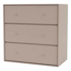 Commodes & Caissons De Rangement<Montana Commode CARRY 3 tiroirs, Mushroom