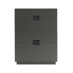 Commodes & Caissons De Rangement<Asplund Commode Frame High, taupe, cuir black