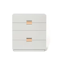 Commodes & Caissons De Rangement<Asplund Commode Frame Medium, light grey, cuir natural