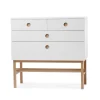 Commodes & Caissons De Rangement<A2 Commode Keep, blanc, structure en chêne huilé blanc