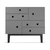 Commodes & Caissons De Rangement<Zweed Commode Peep B1, slate grey, laqué noir