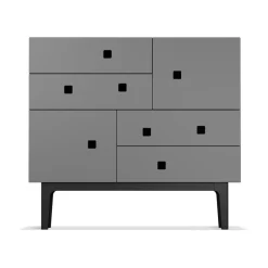 Commodes & Caissons De Rangement<Zweed Commode Peep B1, slate grey, laqué noir