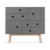 Commodes & Caissons De Rangement<Zweed Commode Peep B1, slate grey, retro, structure en chêne