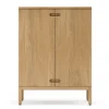 Vitrines & Présentoirs<Stolab Commode Prio haute, chêne huilé naturel, porte en bois