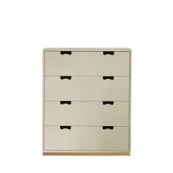 Commodes & Caissons De Rangement<Asplund Commode Snö A, dark sand, support en chêne