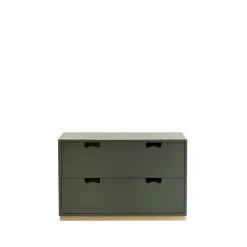 Commodes & Caissons De Rangement<Asplund Commode Snö A2, green khaki, support en bouleau