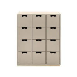 Commodes & Caissons De Rangement<Asplund Commode Snö B, dark sand, support en bouleau