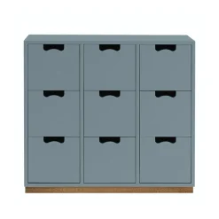 Commodes & Caissons De Rangement<Asplund Commode Snö B3, nordic blue, support en chêne