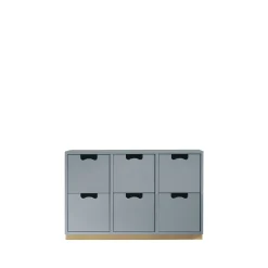 Commodes & Caissons De Rangement<Asplund Commode Snö B2, nordic blue, support en bouleau