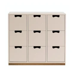 Commodes & Caissons De Rangement<Asplund Commode Snö B3, rose, support en chêne