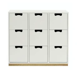 Commodes & Caissons De Rangement<Asplund Commode Snö B3, white, support en bouleau