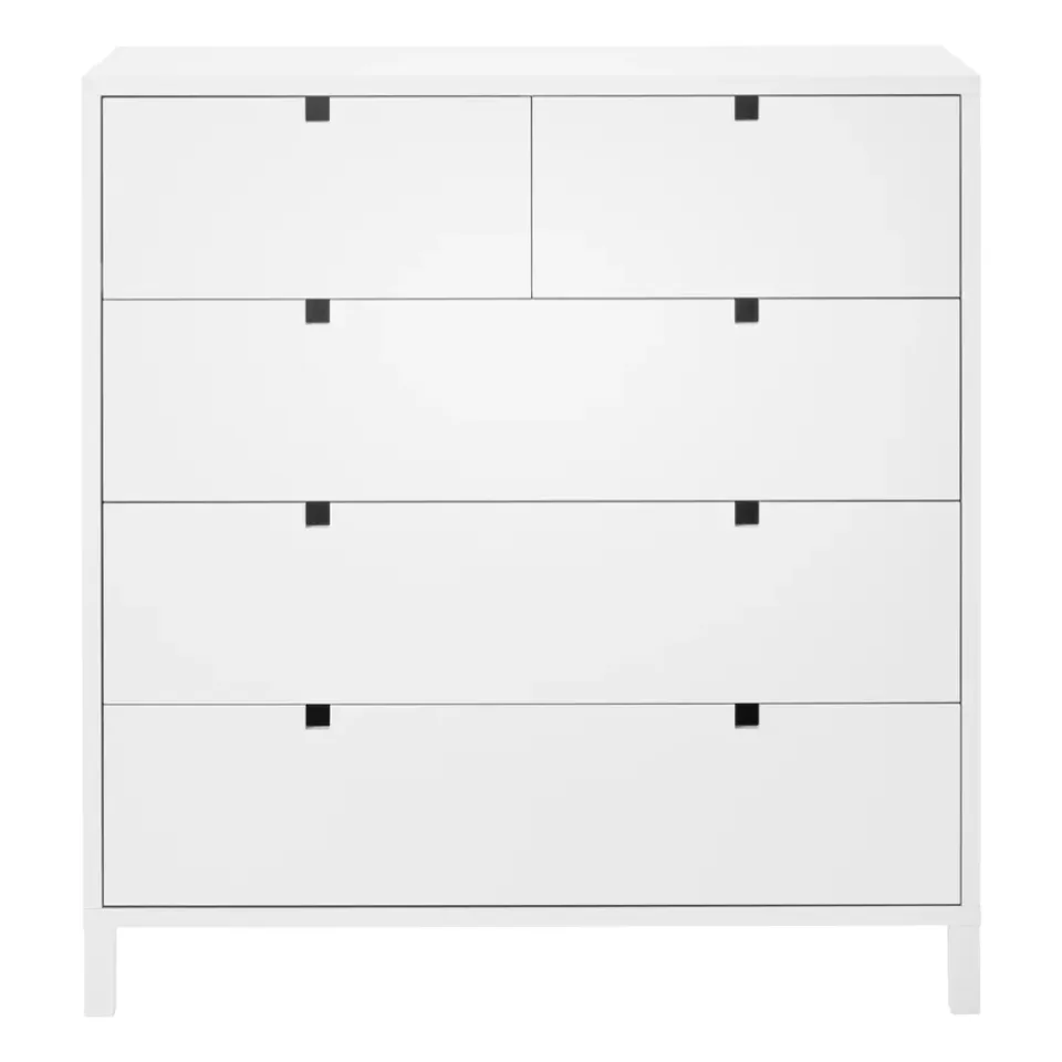 Commodes & Caissons De Rangement<1898 Commode Square 2+3 tiroirs, Blanc