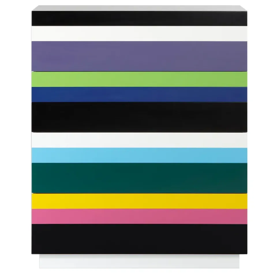 Commodes & Caissons De Rangement<A2 Commode Stripe, multicolore