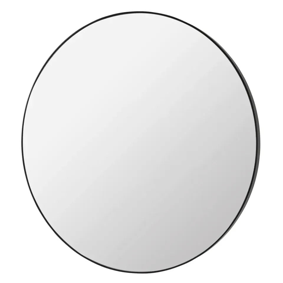 Miroirs Ronds|Miroirs Muraux<Broste Copenhagen Complete miroir noir, Ø 110 cm