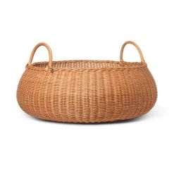 Paniers De Rangement<Ferm Living Corbeille Braided basse, Natural