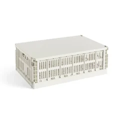 Paniers De Rangement<HAY Couvercle Colour Crate grand, Off-white
