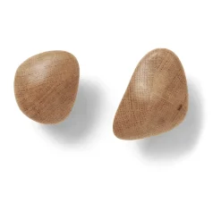 Crochets & Portemanteaux Muraux<Ferm Living Crochet Cairn 2 pièces, Oak