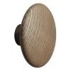 Crochets & Portemanteaux Muraux<Muuto Crochet Dots wood dark stained brown, Ø13 cm