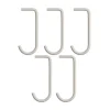 Crochets & Portemanteaux Muraux<String Crochet en J lot de 5, Beige
