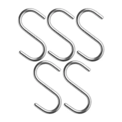 Crochets & Portemanteaux Muraux<String Crochet en S lot de 5, Acier inoxydable
