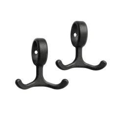 Crochets & Portemanteaux Muraux<Essem Design Crochet Nostalgi lot de 2, noir