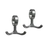 Crochets & Portemanteaux Muraux<Essem Design Crochet Nostalgi lot de 2, aluminium