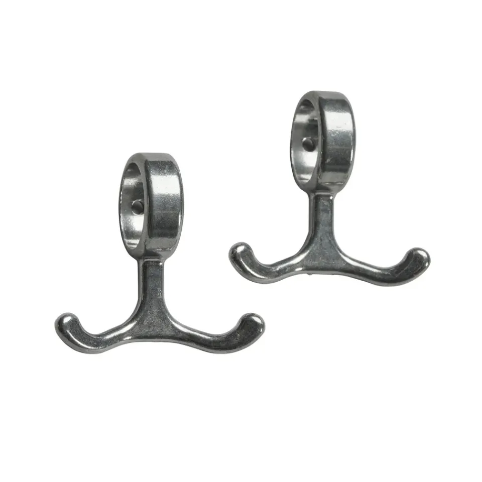 Crochets & Portemanteaux Muraux<Essem Design Crochet Nostalgi lot de 2, aluminium