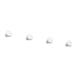 Crochets & Portemanteaux Muraux<Essem Design Crochet petit Classic, lot de 4, Blanc