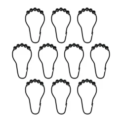 Rideaux De Douche<Mette Ditmer Crochets pour rideau de douche Aqua, lot de 10, Noir