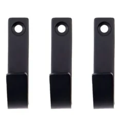 Crochets & Portemanteaux Muraux<Meraki Crochets Thapsus, lot de 3, Finition noire brossée