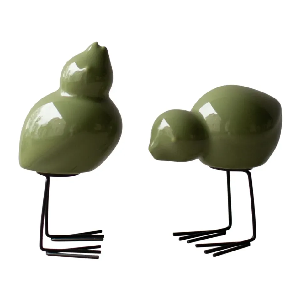 Décorations De Pâques<DBKD Décoration de Pâques Swedish Birds Lot de 2, Vert brillant