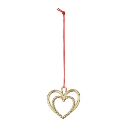 Décorations De Noël<Rosendahl Décoration de Noël Karen Blixen cœur en perles 6,5 cm, Doré