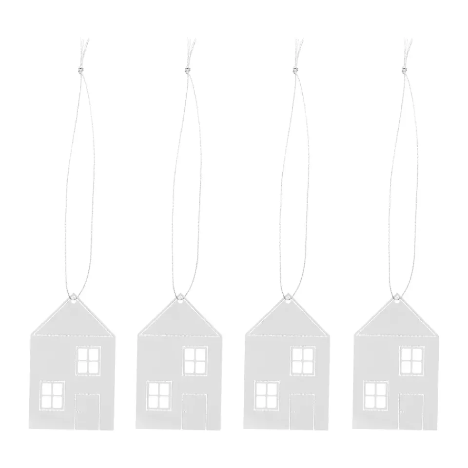 Décorations De Noël<Cooee Design Décoration de Noël Town House 6 cm, Acier inoxydable