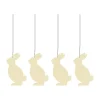 Décorations De Pâques<Cooee Design Décoration de Pâques Easter Deco lièvre Lot de 4, Light yellow