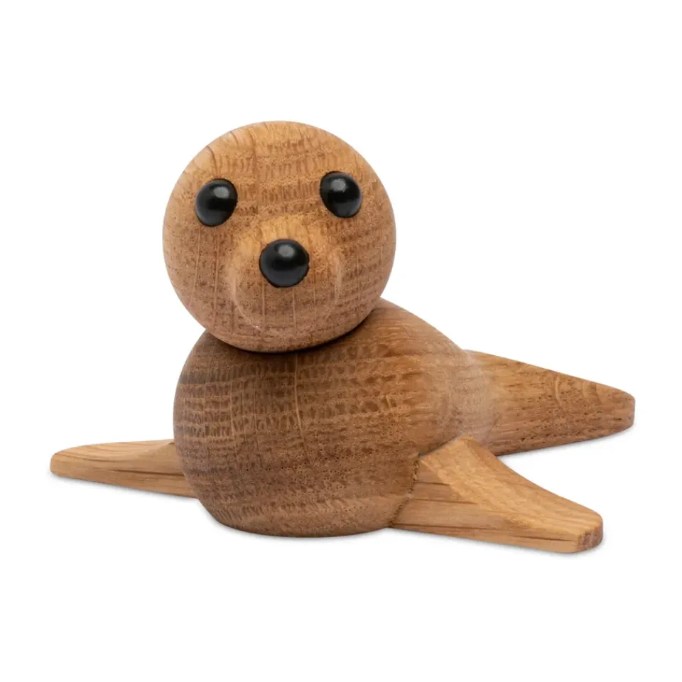 Figurines En Bois<Spring Copenhagen Décoration Mini Phoque 9cm, Chêne