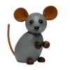 Figurines En Bois<Spring Copenhagen Décoration The farm souris 7 cm, Gris