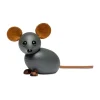 Figurines En Bois<Spring Copenhagen Décoration The house souris 4,5 cm, Gris