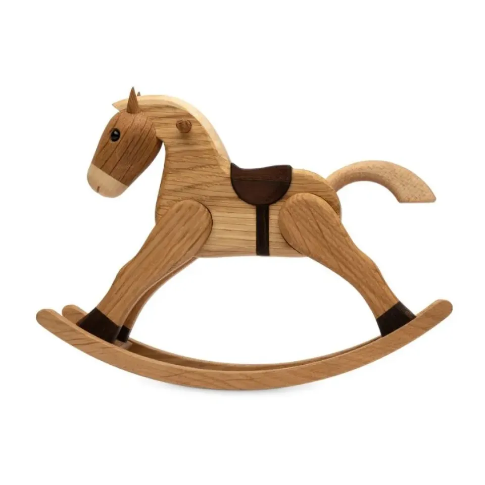 Figurines En Bois<Spring Copenhagen Décoration The Rocking Horse 13,5 cm, Chêne, 13,5 cm