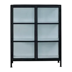 Vitrines & Présentoirs<Lene Bjerre Depot vitrine 90x40x110 cm, Noir-blanc