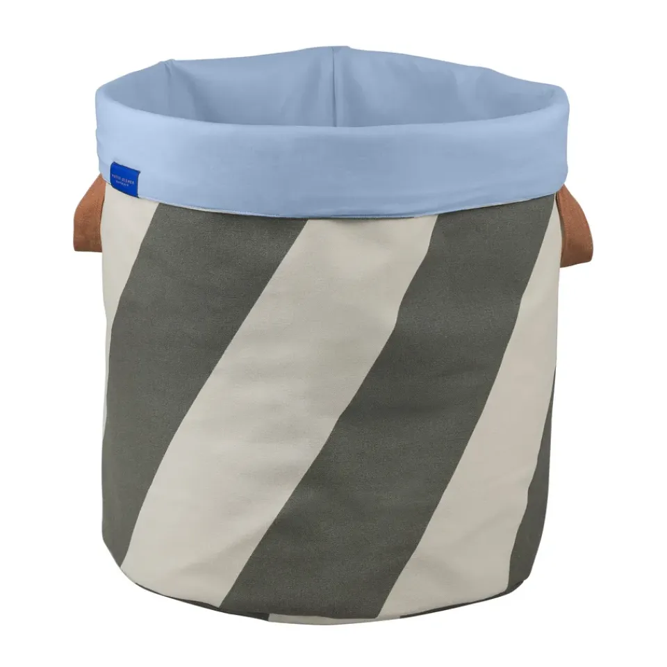 Paniers À Linge<Mette Ditmer Diagonal tvättkorg Ø40x50 cm, Dark olive-sand