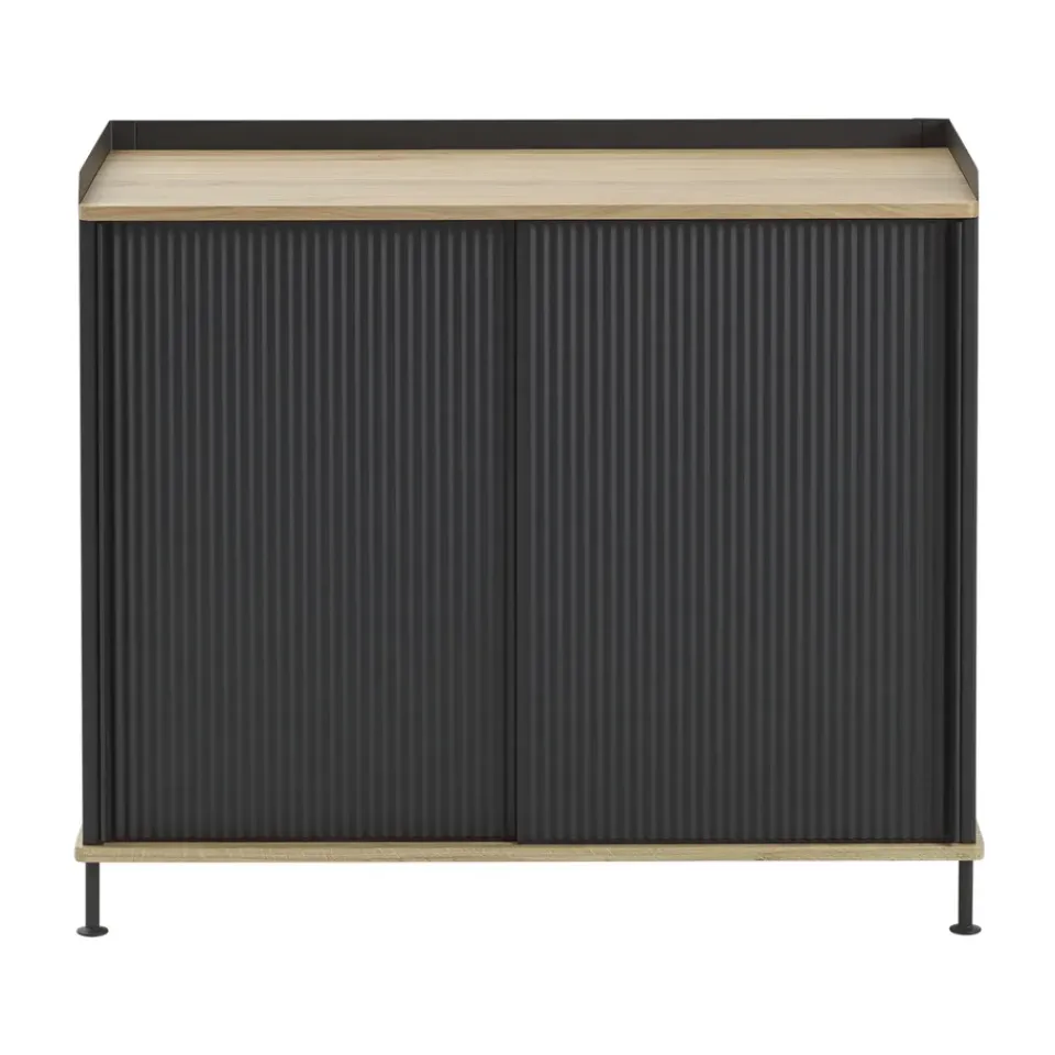 Commodes & Buffets<Muuto Enfold Sideboard 100x45x85 cm, Laquered oak-anthracite black