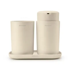Pompes À Savon & Porte Savons<Brabantia Ensemble d'accessoires pour la salle de bain ReNew de 3 pièces, Beige Doux